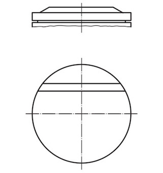 Píst MAHLE 002 72 01