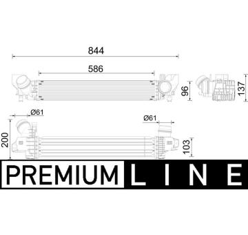 chladič turba MAHLE CI 627 000P