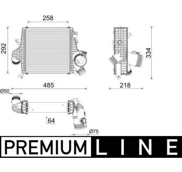 chladič turba MAHLE CI 640 000P