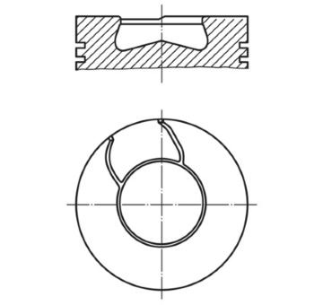 Píst MAHLE ORIGINAL 009 35 00