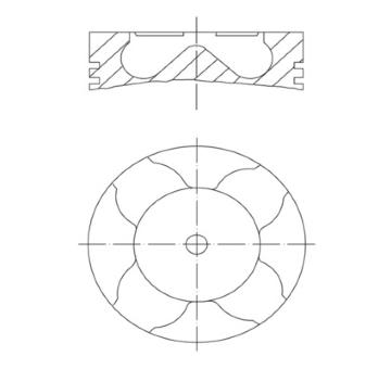 Píst MAHLE 081 PI 00103 000