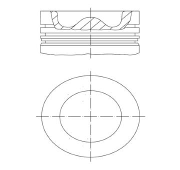 Píst MAHLE 039 PI 00127 001