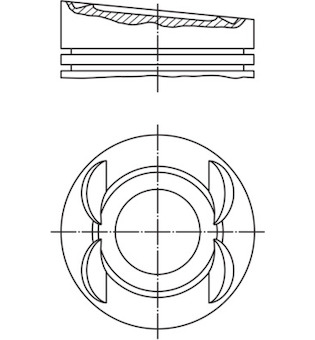 Píst MAHLE 028 03 00