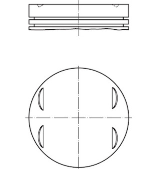 Píst MAHLE ORIGINAL 083 20 02