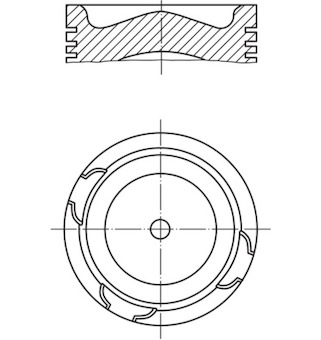 Píst MAHLE 213 69 00