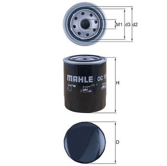 Olejový filtr MAHLE OC 105