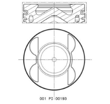 Píst MAHLE 001 PI 00193 001