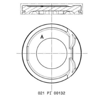 Píst MAHLE 021 PI 00132 000