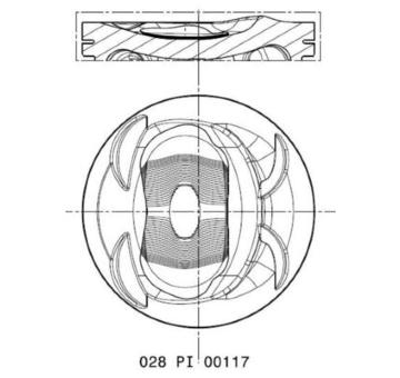 Píst MAHLE 028 PI 00117 000