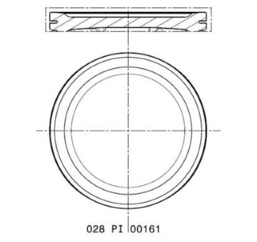 Píst MAHLE 028 PI 00161 000