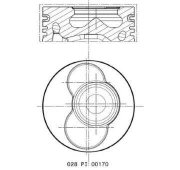 Piest MAHLE 028 PI 00170 000