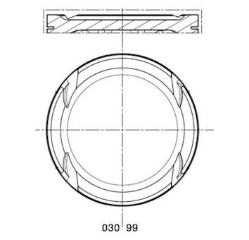 Píst MAHLE 030 99 02