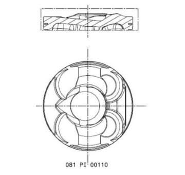 Píst MAHLE 081 PI 00110 000