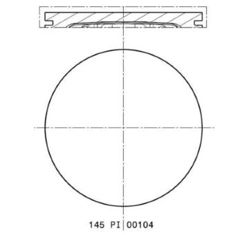 Píst MAHLE 145 PI 00104 000