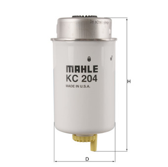 palivovy filtr MAHLE ORIGINAL KC 204