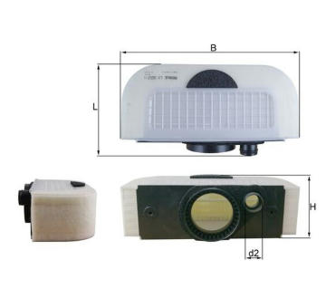 Vzduchový filtr MAHLE LX 3557/1