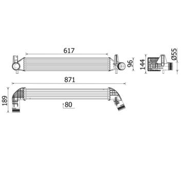 Chladič turba MAHLE CI 516 000P