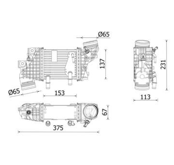 chladič turba MAHLE CI 663 000P