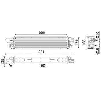 Chladič turba MAHLE CI 664 000P