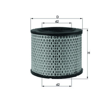 Vzduchový filter MAHLE LX 224