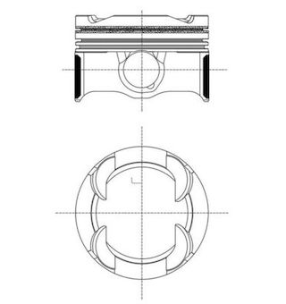 Píst MAHLE 081 PI 00130 000