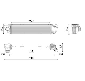 chladič turba MAHLE CI 701 000P