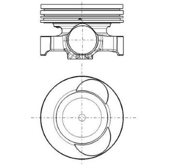 Píst MAHLE 021 PI 00137 020