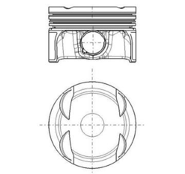 Píst MAHLE 028 PI 00171 000