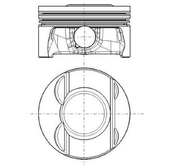Píst MAHLE 028 PI 00175 002