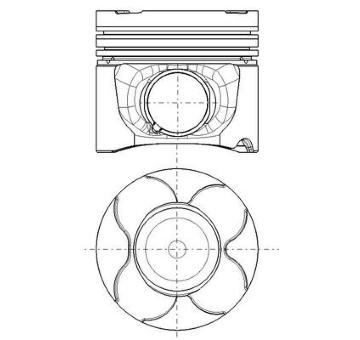 Píst MAHLE 037 PI 00151 000