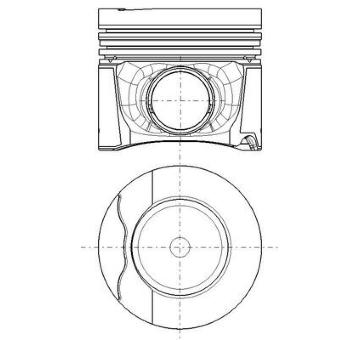 Píst MAHLE 037 PI 00152 000