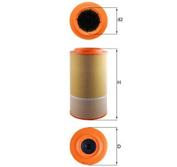 Vzduchový filtr MAHLE LX 1024