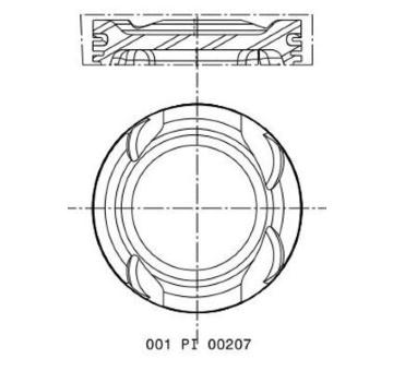 Píst MAHLE 001 PI 00207 000