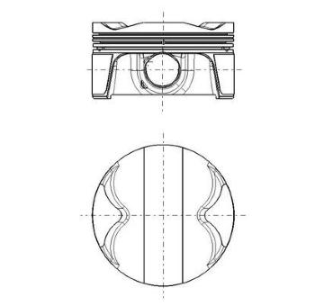 Píst MAHLE 503 PI 00108 000