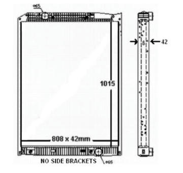 Chladič motora MAHLE CR 686 000S