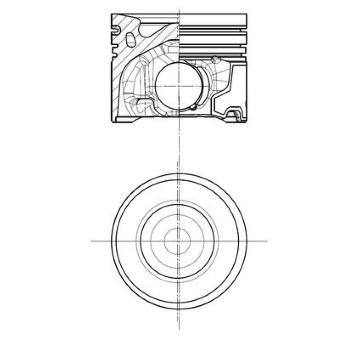 Píst MAHLE 039 PI 00139 000