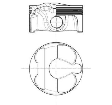 Píst MAHLE 503 PI 00112 000