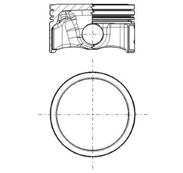 Píst MAHLE 011 PI 00118 000