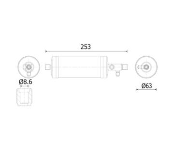 Susarna, klimatizace MAHLE AD 323 000S