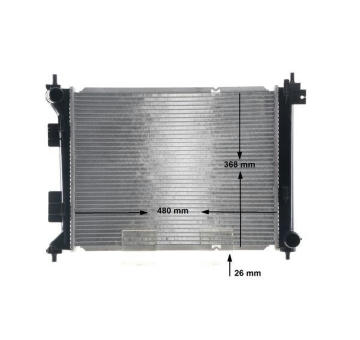 Chladič, chlazení motoru MAHLE CR 2103 000S