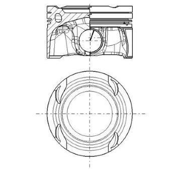 Píst MAHLE 001 PI 00216 002