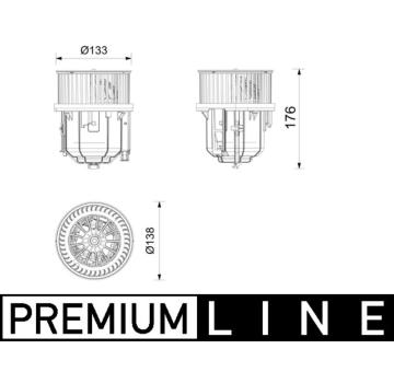 vnitřní ventilátor MAHLE AB 416 000P