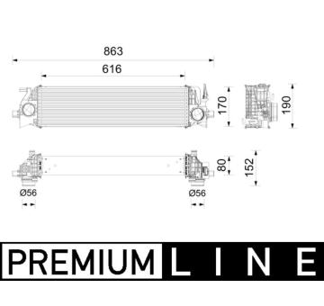 chladič turba MAHLE CI 736 000P