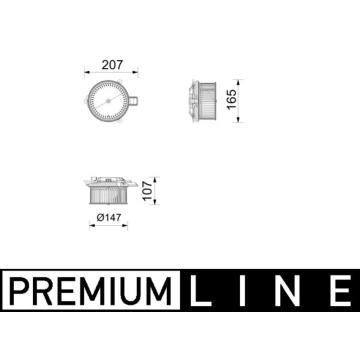 vnitřní ventilátor MAHLE AB 436 000P