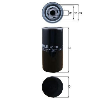 Filter pracovnej hydrauliky MAHLE HC 175