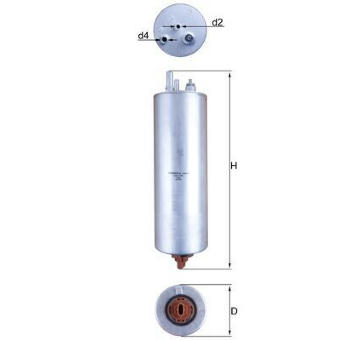 Palivový filtr MAHLE KL 229/12