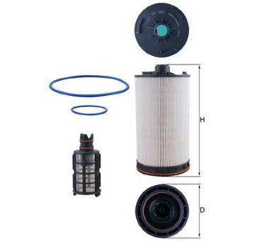 Palivový filtr MAHLE KX 654KIT