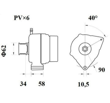 generátor MAHLE MG 1212