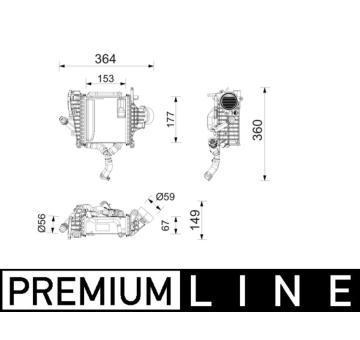 Chladič turba MAHLE CI 750 000P