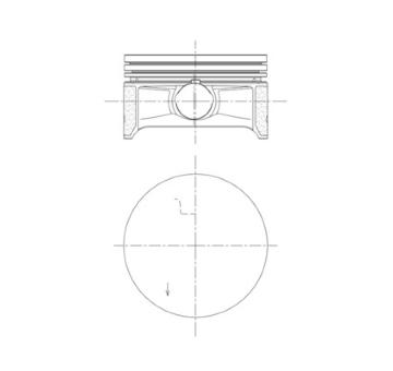 Piest MAHLE 081 PI 00122 001